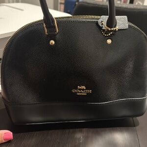 Coach Black Leather Handbag